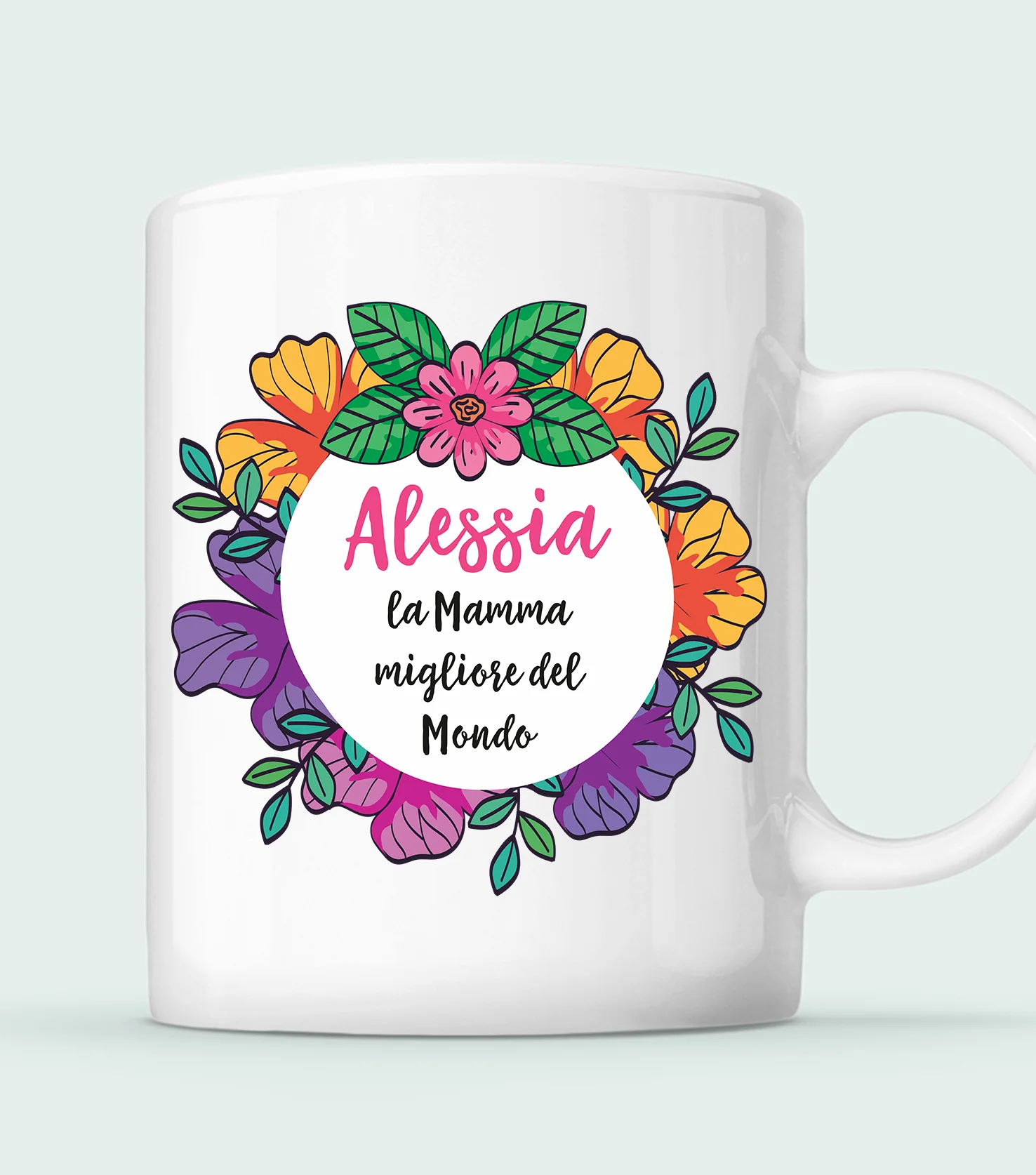 Tazza Mamma PERSONALIZZABILE La Mamma migliore del mondo Regalo Mamma Festa della Mamma Mug in Ceramica - immagine 3