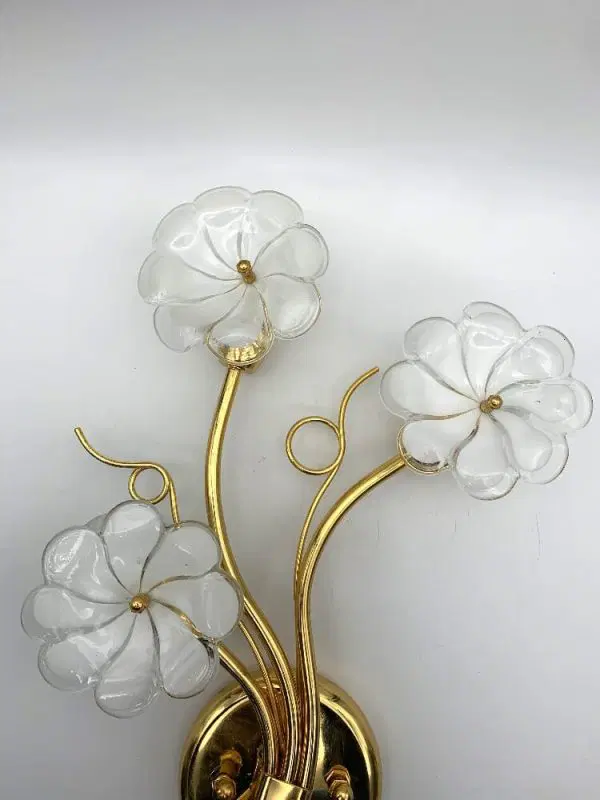 Lampada da parete, applique vetri di Murano - immagine 3