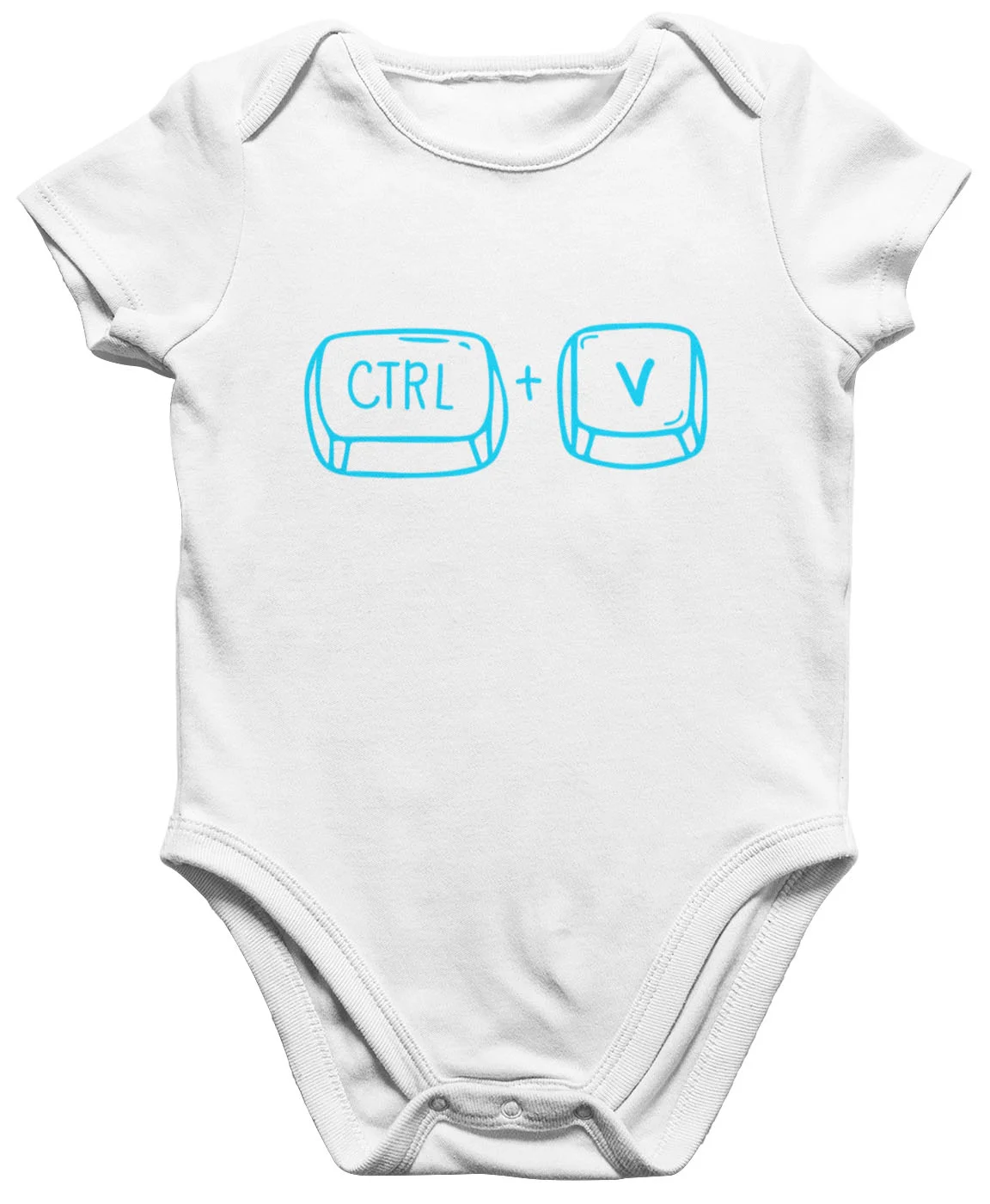 Coppia T-Shirt Maglietta Mamma Body Mamma Madre Figlio Ctrl + C Ctrl + V Festa della Mamma - immagine 3
