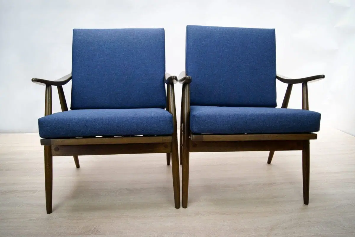 Czechoslovak Armchairs from TON, 1960s, Set of 2