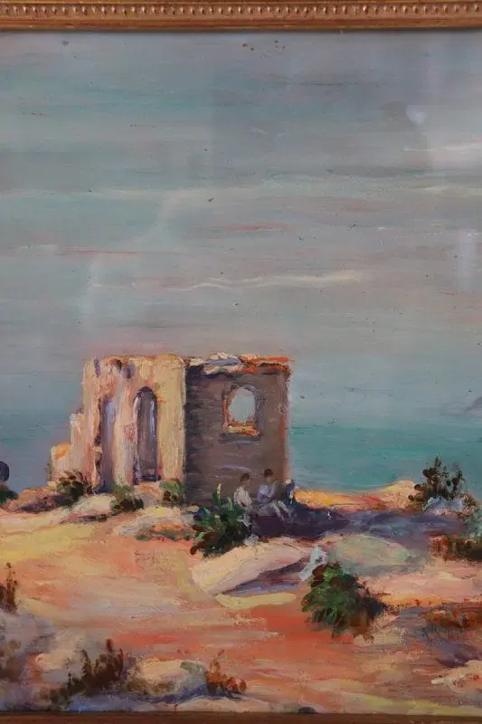 Dipinto olio su tavola secolo XX, presente firma in basso a destra - immagine 3
