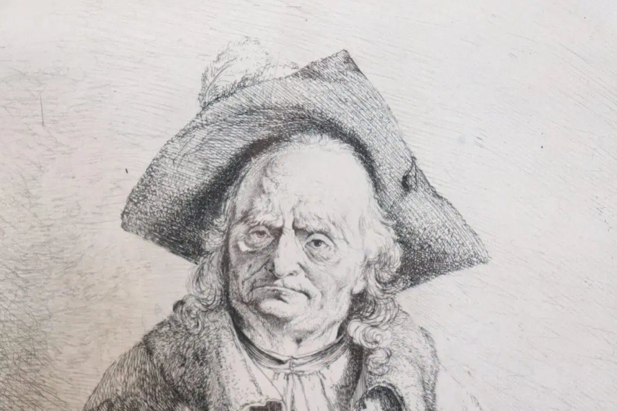 Jean-Jacques de Boissieu, Incisione antica, XVIII secolo - immagine 4