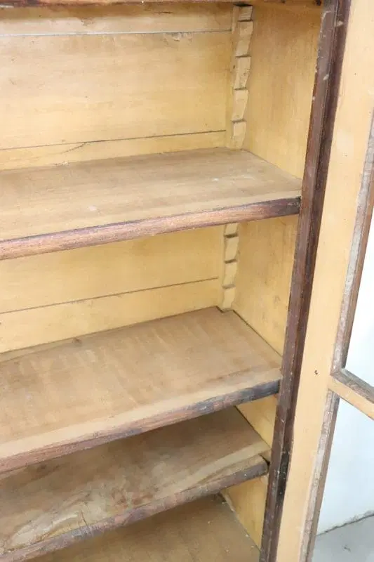 Libreria in legno di pioppo, XIX secolo - immagine 7