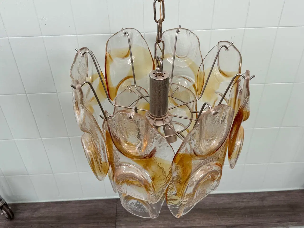 Lampadario in vetro di Murano di Mazzega, Italia, anni ’60 - immagine 3