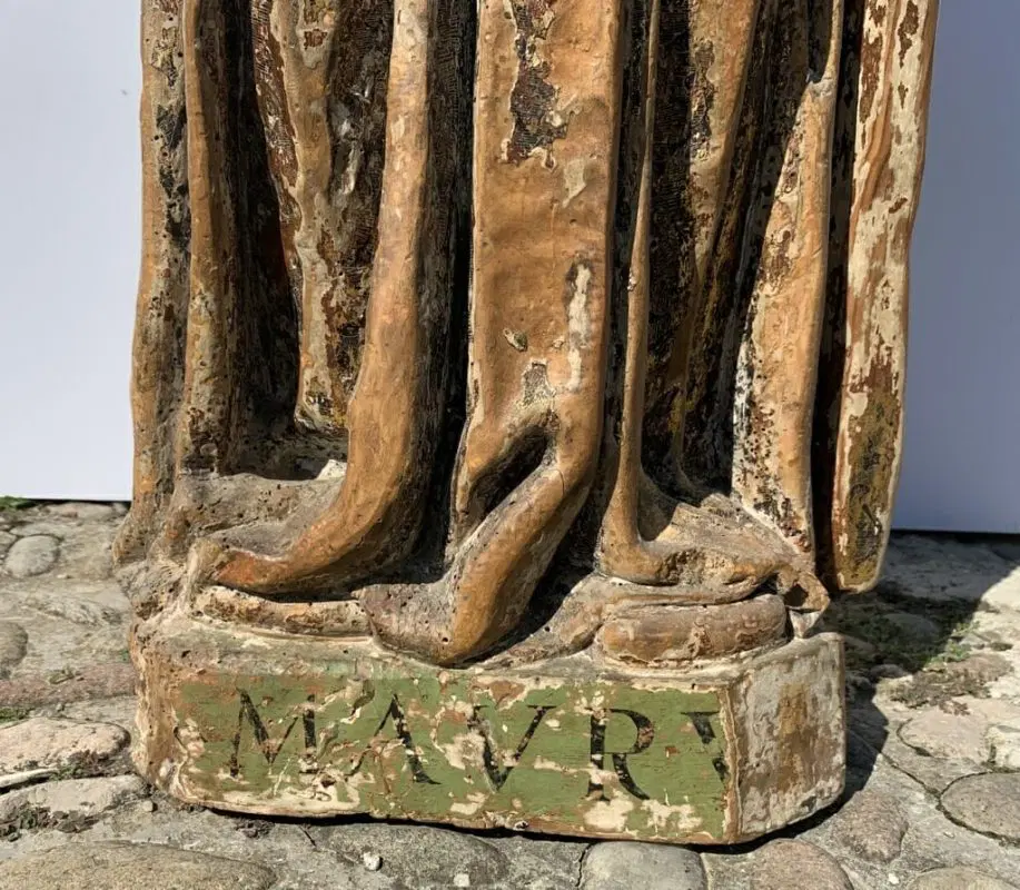 Scultura in legno intagliato – San Mauro. Italia, XVI secolo. - immagine 4