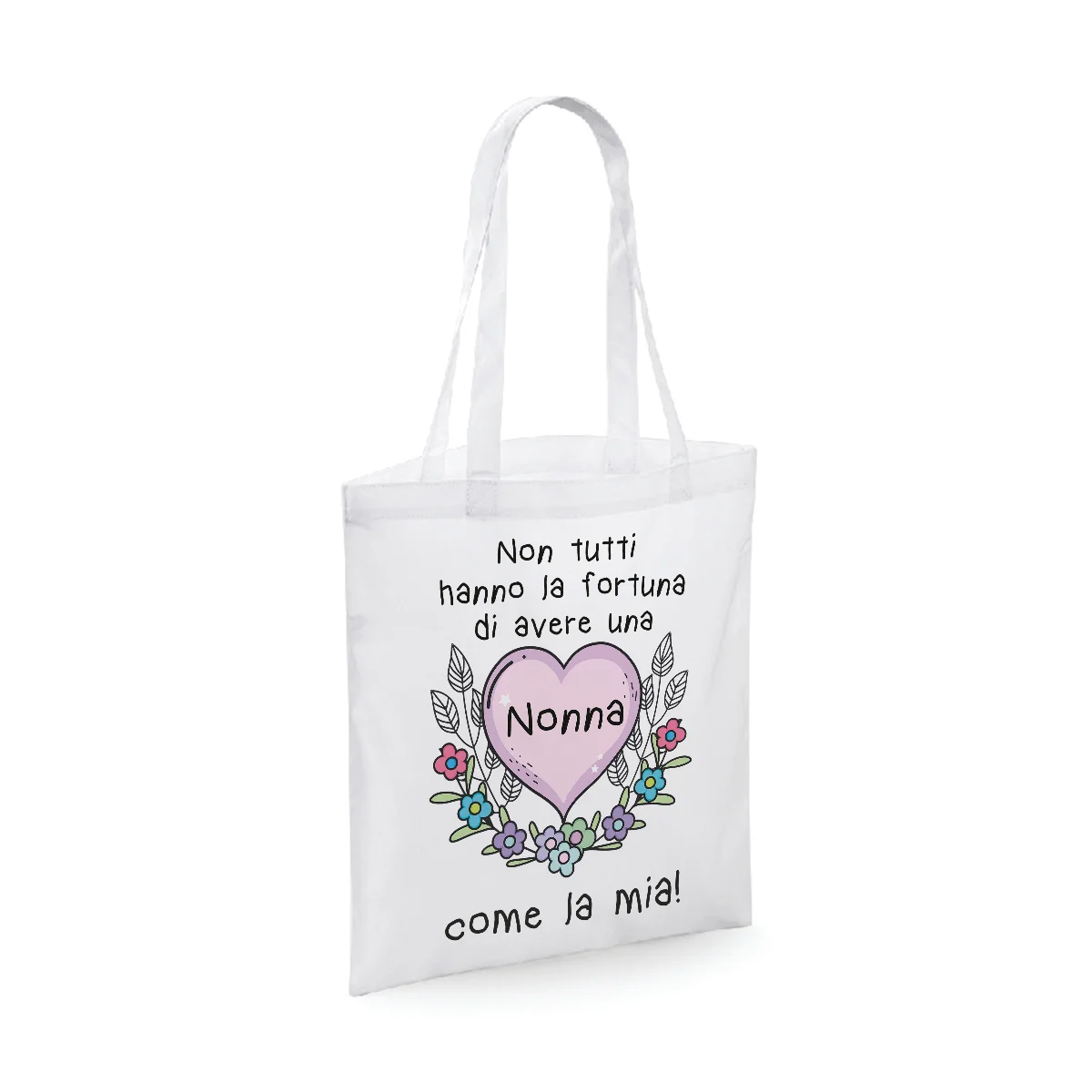 Shopping Bag Nonna Non tutti hanno la fortuna di avere una Nonna come la mia Shopper Idea Regalo Zia - immagine 2