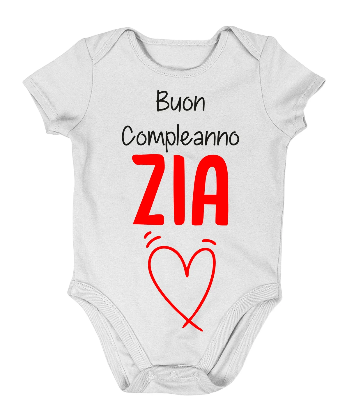 body zia – Buon Compleanno zia – da neonato in cotone – idea regalo