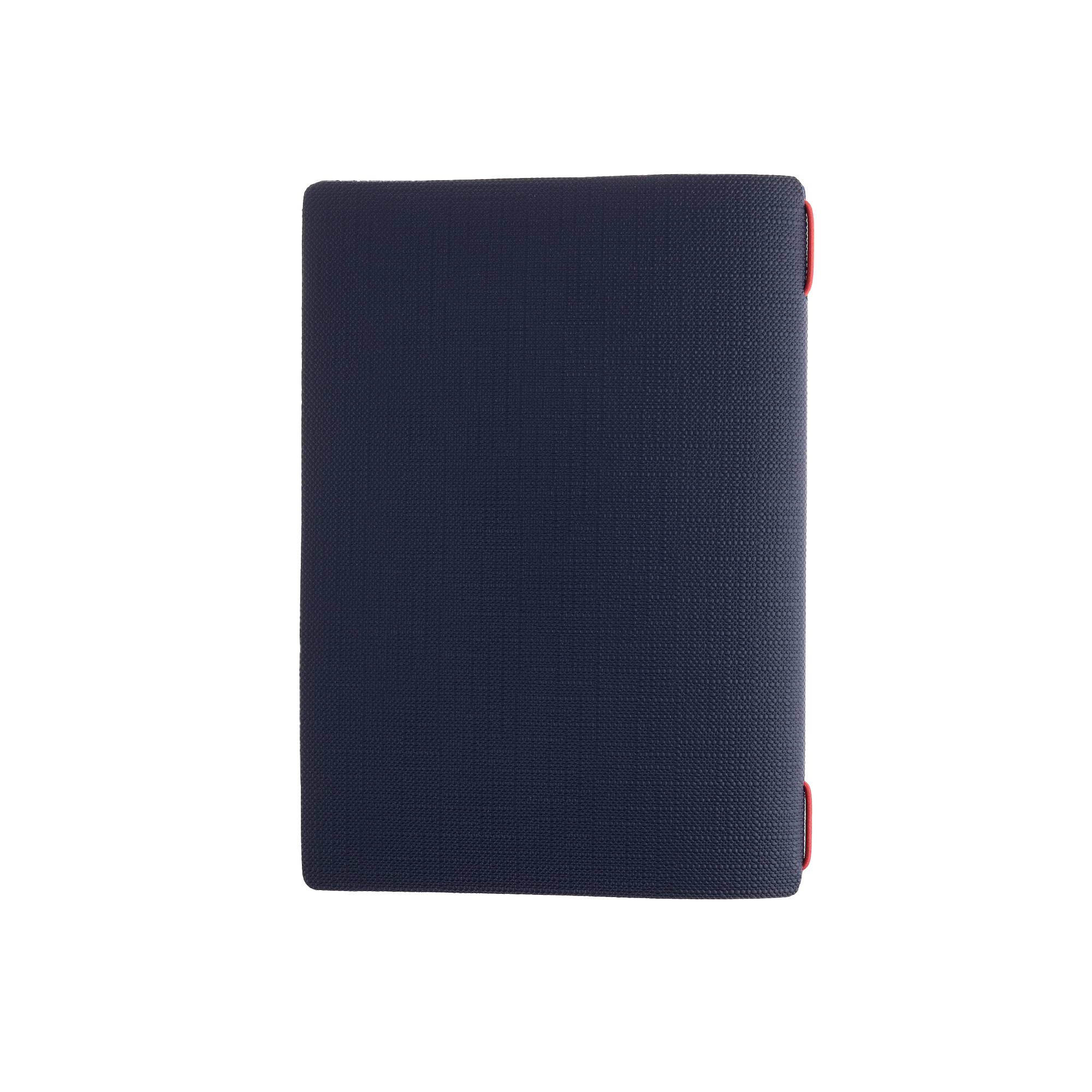 Porta menu juta blu etichetta patch a5 solo elastico - immagine 3
