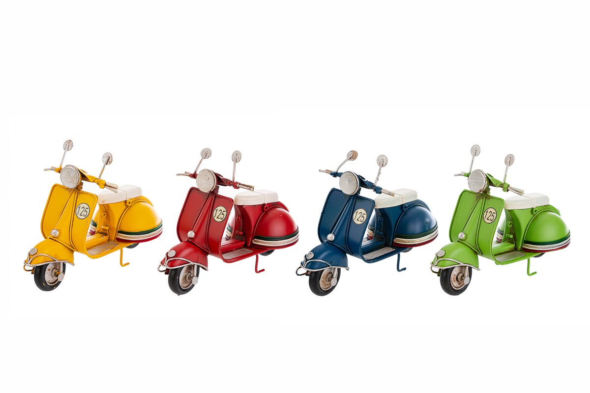 Bomboniera vespa 125 metallo colorata - immagine 2