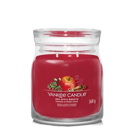 Yankee Candle Giara Media Signature fragranza Red Apple Wreath